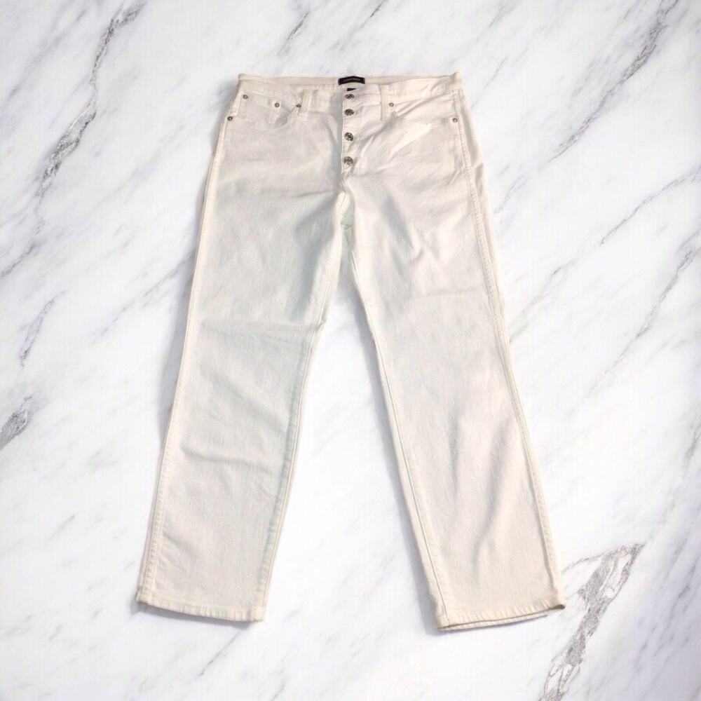 J. Crew Factory Women's Skinny Jeans in Off-White